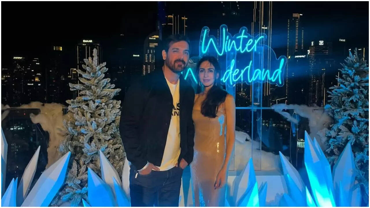 John Abraham-Priya Runchal celebrate cozy Christmas