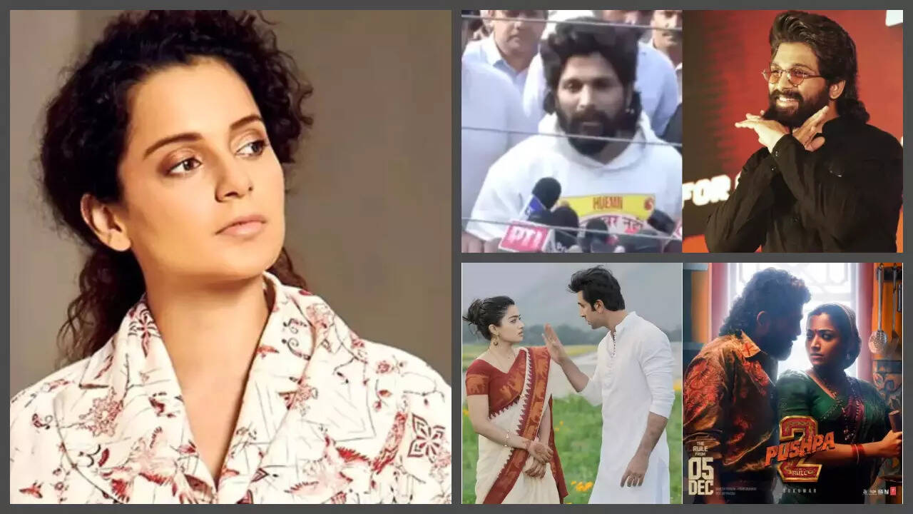 Allu Arjun, Rashmika Mandanna, Kangana: Top 5 news