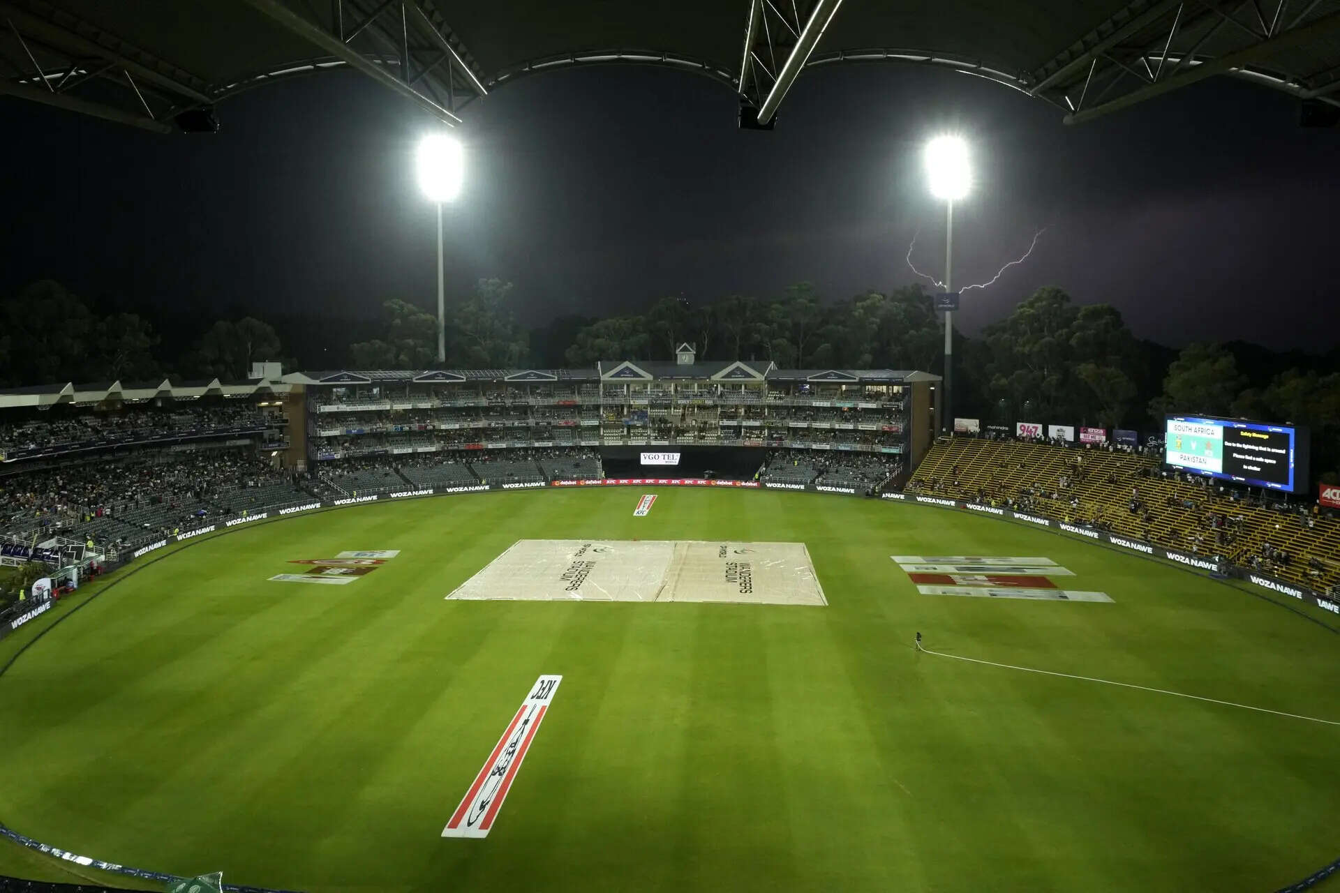 South Africa vs Pakistan third T20 abandoned by rain