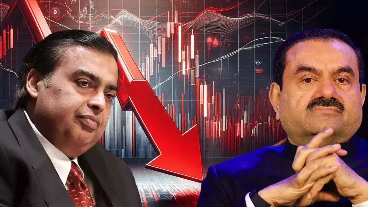 Ambani and Adani drop out of $100 billion club