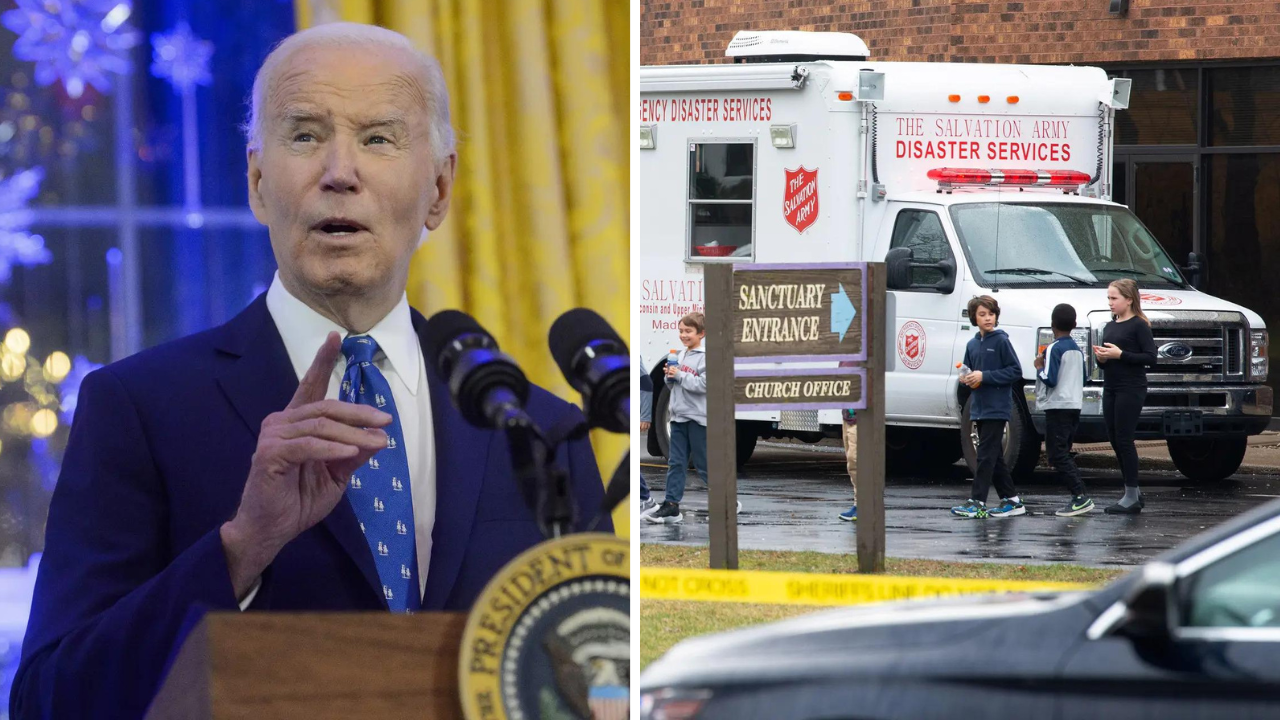 Wisconsin school shooting: US President Joe Biden condemns attack saying, 'Students should be learning to read, write not to duck, cover'