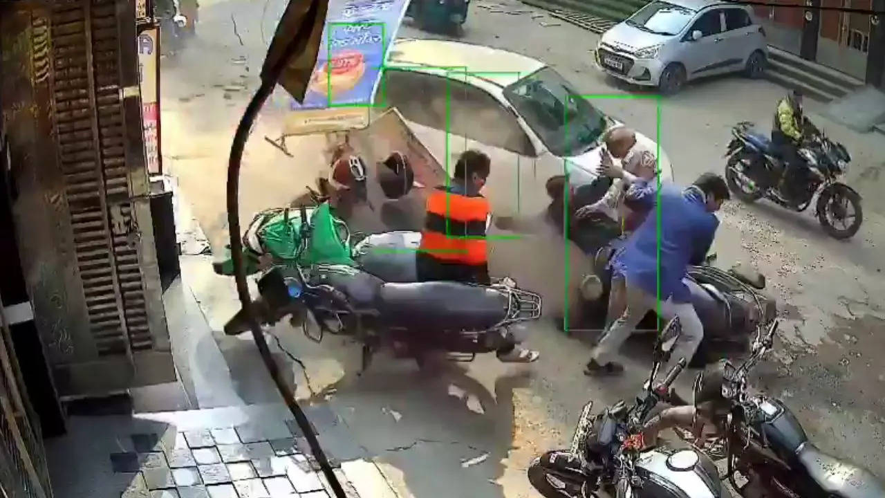 Watch: 7-year-old among many hurt as teen rams car into group of people in Delhi