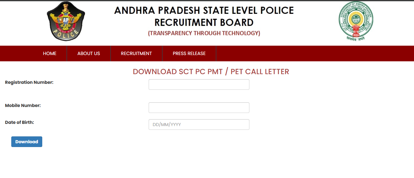 AP Police Constable 2024 admit card for PMT, PET exam released: Direct link to check here