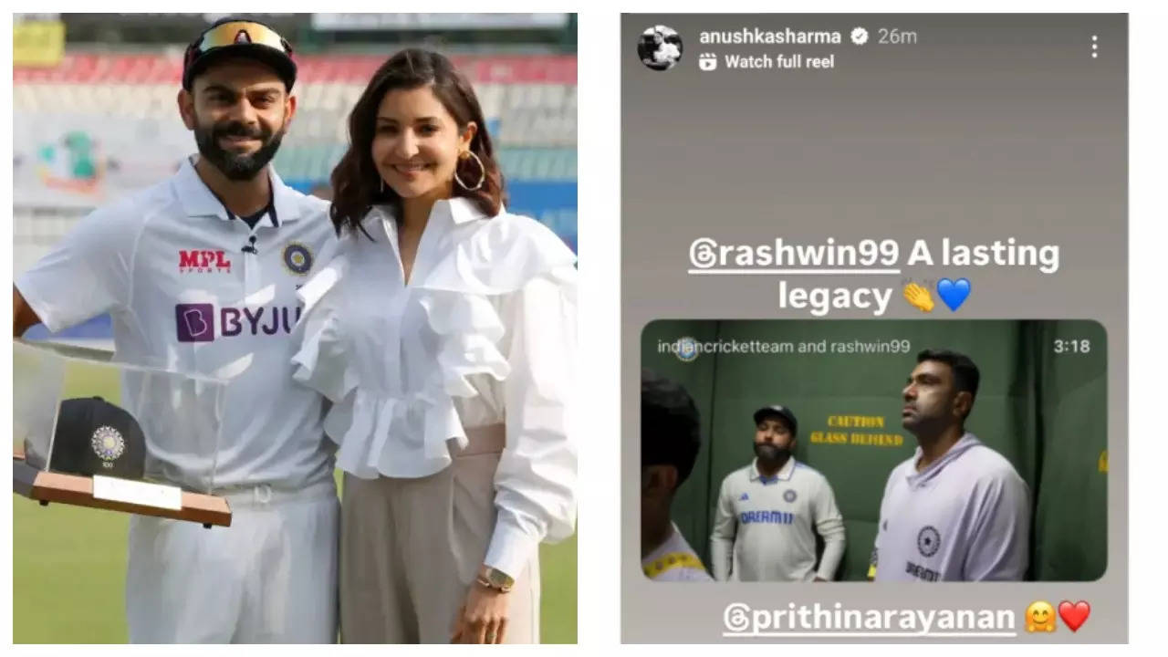 Ashwin retires; Anushka celebrates his ‘Lasting Legacy’