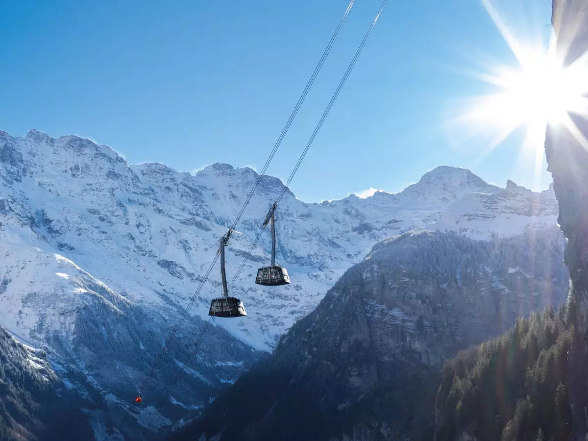 World’s steepest cable car opens in Switzerland