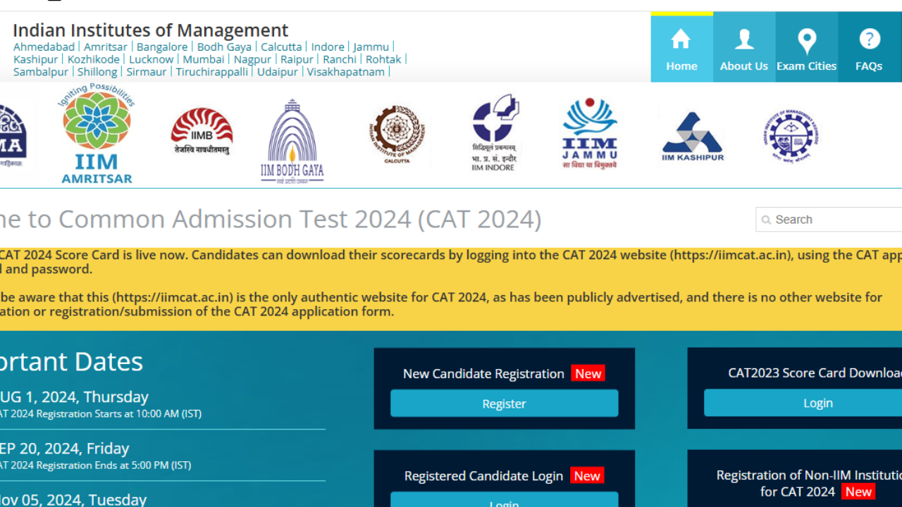 CAT 2024 Result declared, check direct link here