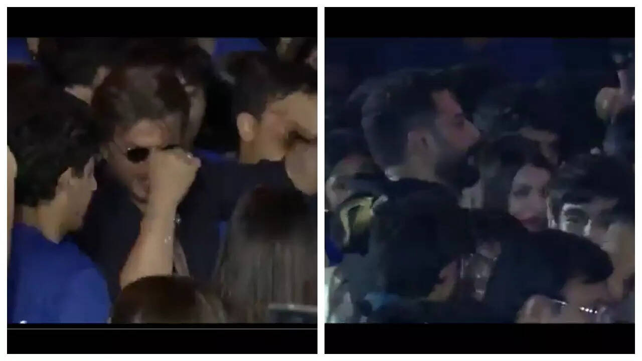 SRK-Abhishek groove with AbRam-Aaradhya's classmates