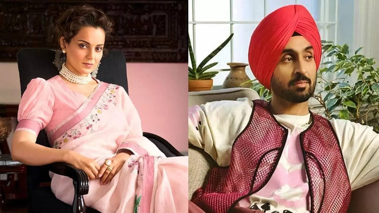 Kangana supports Diljit over alcohol-themed songs