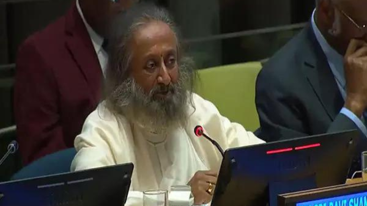 Meditation not luxury, it’s a necessity: Sri Sri at UN HQ