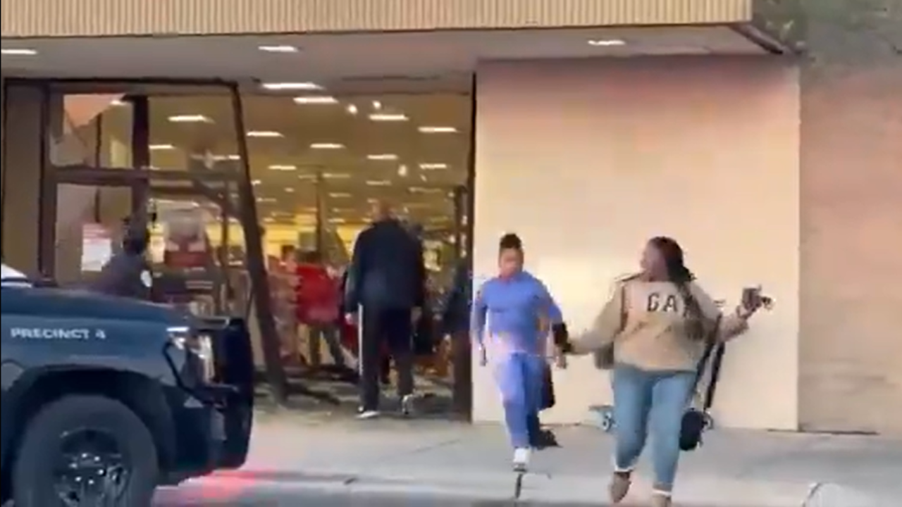 Texas police fatally shoot driver after his truck crashes into mall store, injuring five