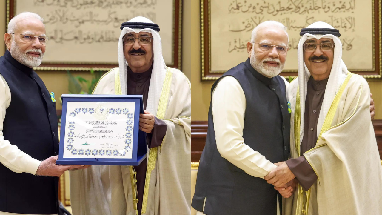 PM Modi discusses strengthening ties with Emir of Kuwait, invites him to visit India