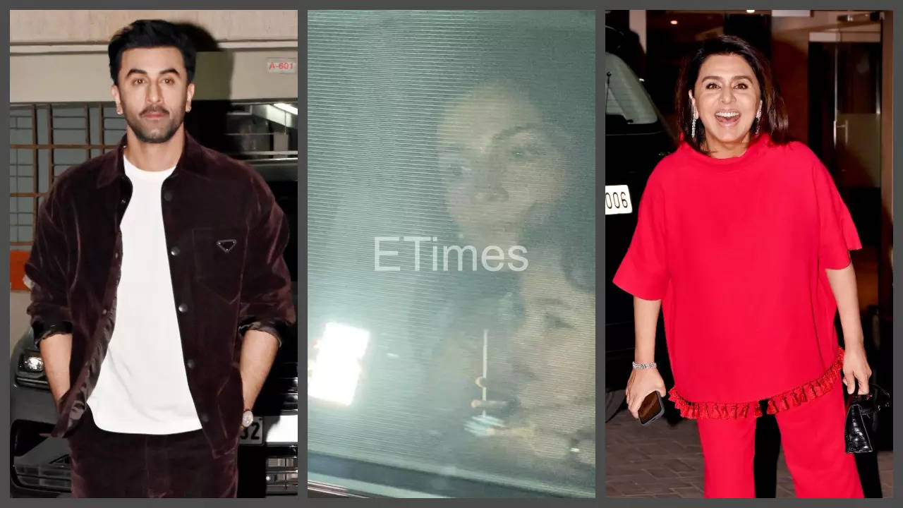 Alia, Ranbir, Raha at Mahesh Bhatt’s Christmas party