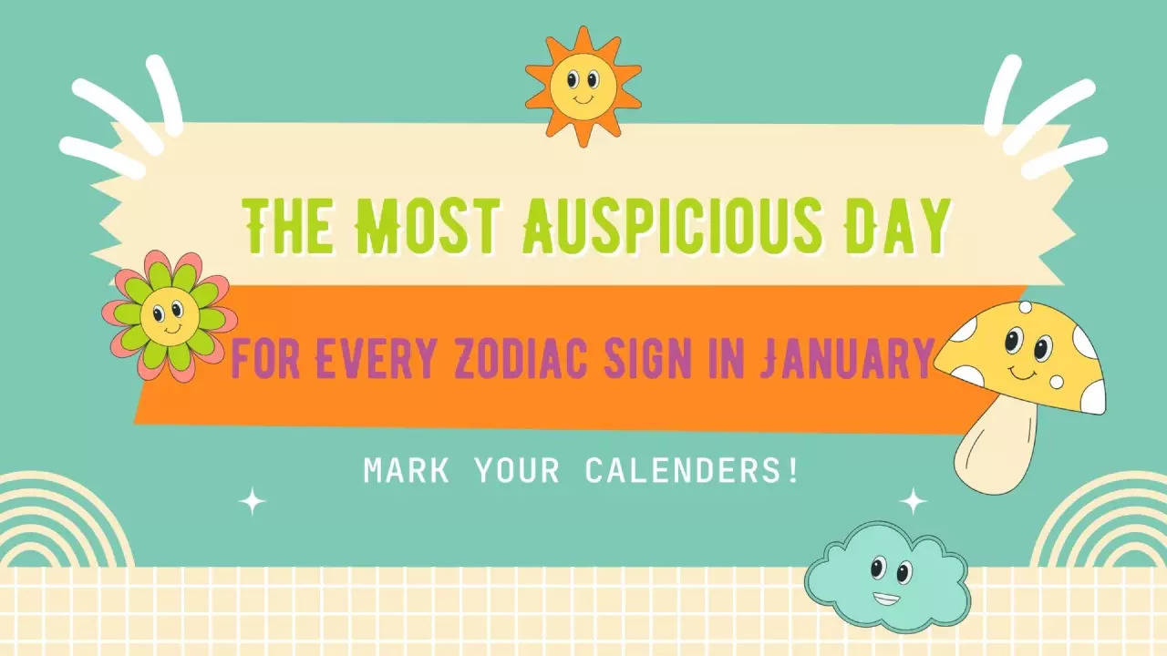 Mark Your Calendar: The most auspicious day for every zodiac sign in January 2025