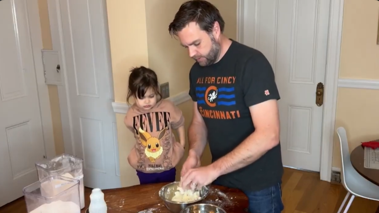 JD Vance’s Christmas biscuit-baking tradition with daughter wows social media: ‘What a great little assistant!’