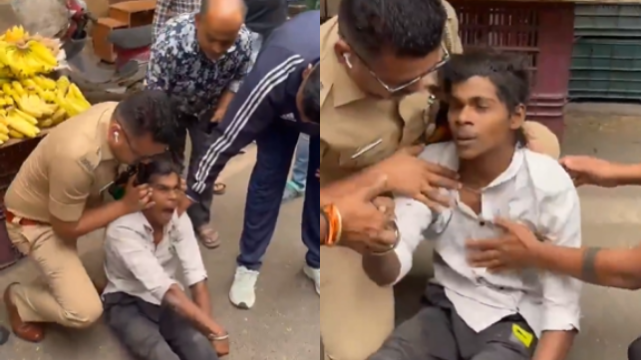 Pune DCP’s timely action saves the life of an accident-hit man; video is winning hearts over the internet