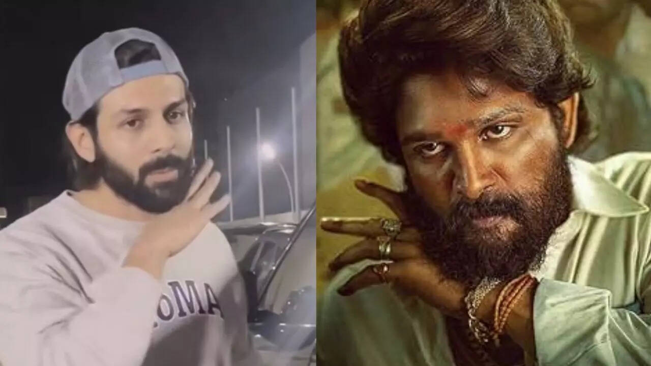 Kartik Aaryan proves he is a ‘Pushpa 2’ fan