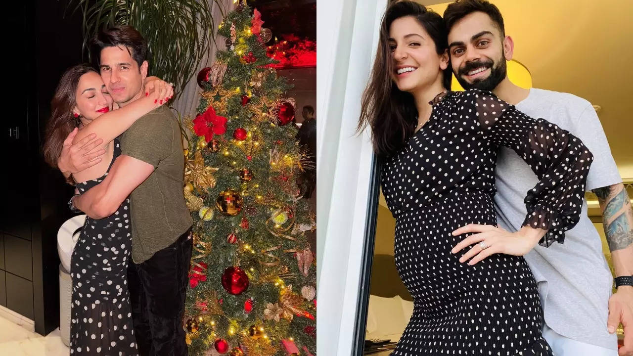 Kiara’s Xmas pic compared to Anushka’s pregnancy post