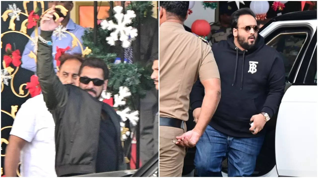 Salman Khan- Zeeshan Siddique spotted at Kalina airport