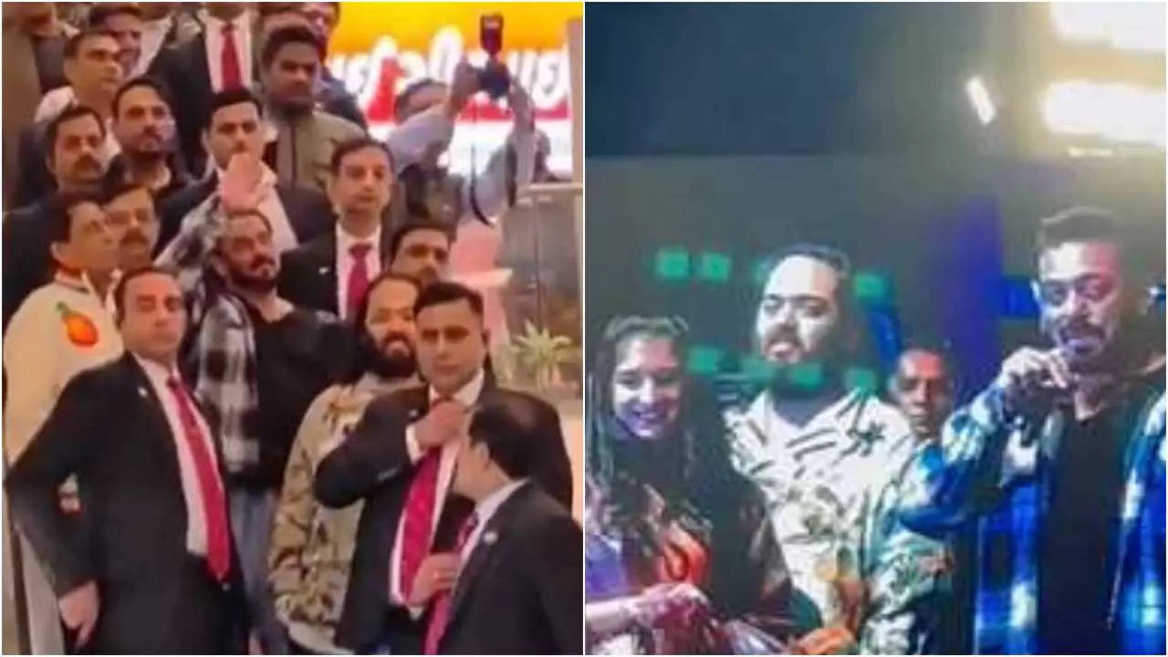 Salman Khan visits Jamnagar mall with Anant Ambani