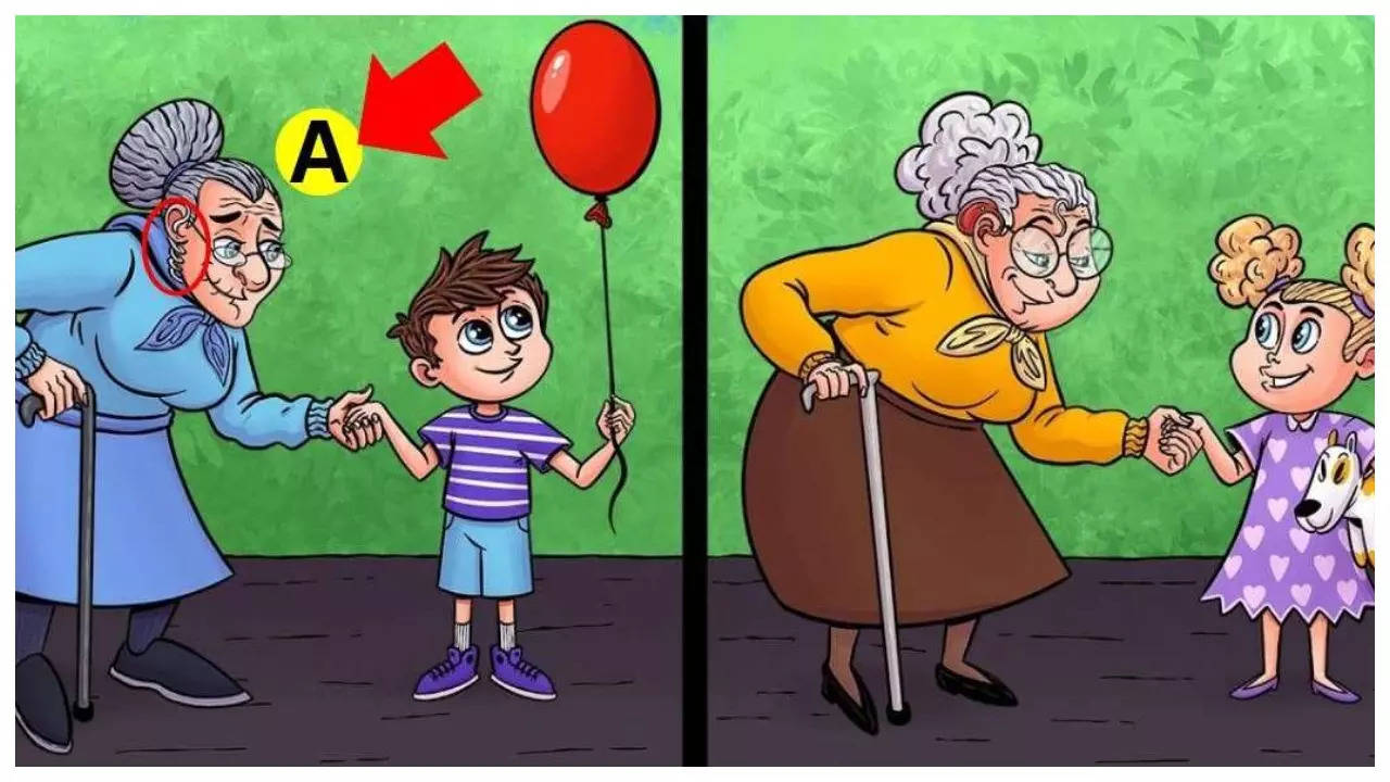 Brain teaser: Only a genius can spot which grandma is fake in 5 seconds