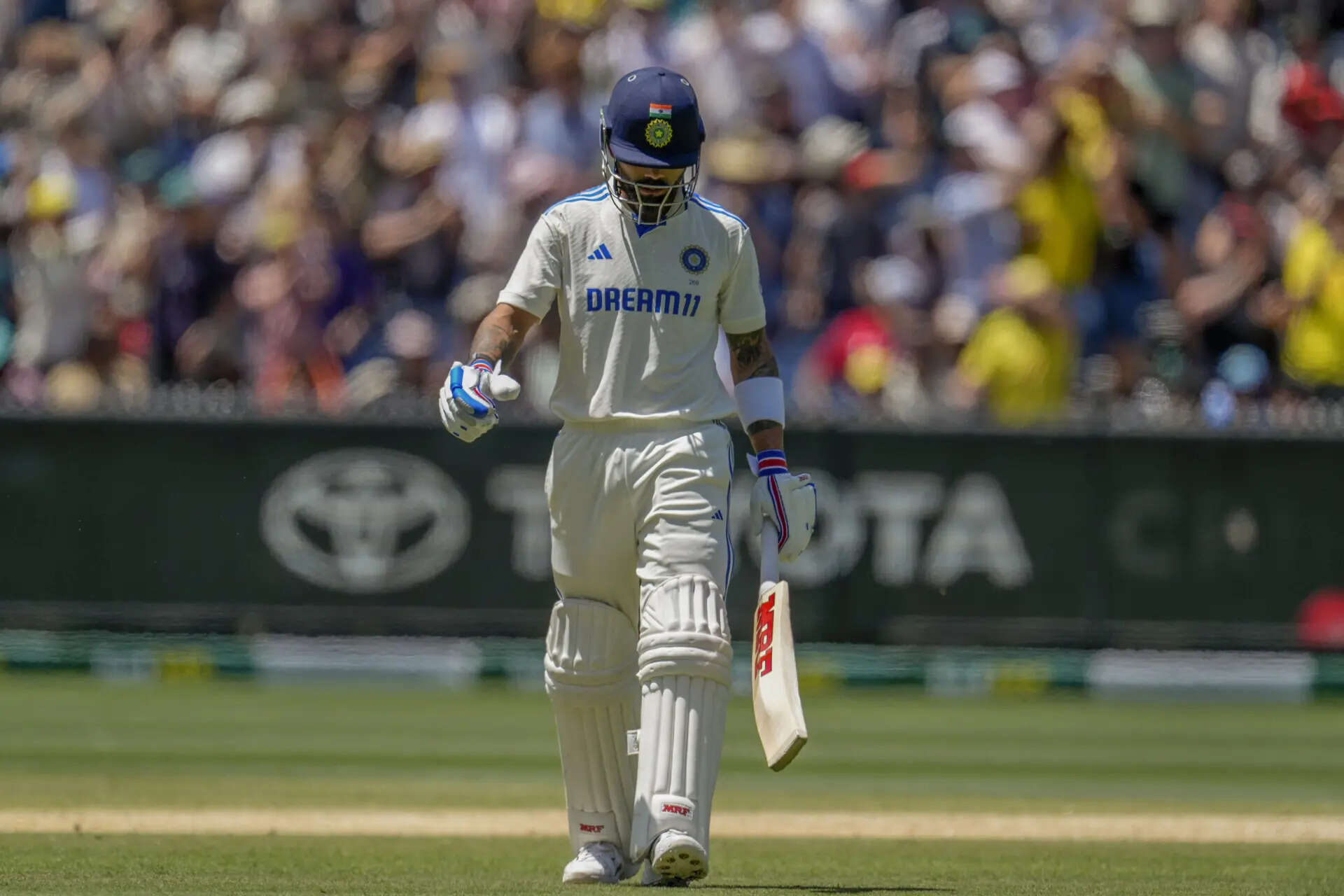 Outside-off, edged and gone: Kohli's struggles continue