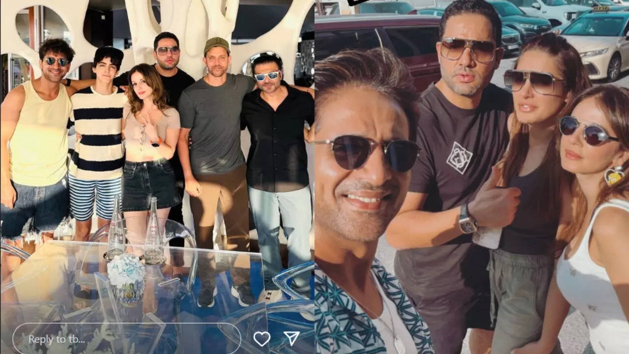 Hrithik enjoys holiday in Dubai with ex-wife Sussanne