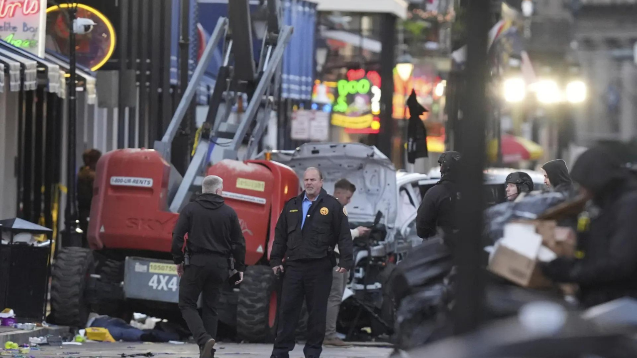 ‘Heard crashing noises, then gunshots’: Eyewitnesses recount New Orleans attack horror