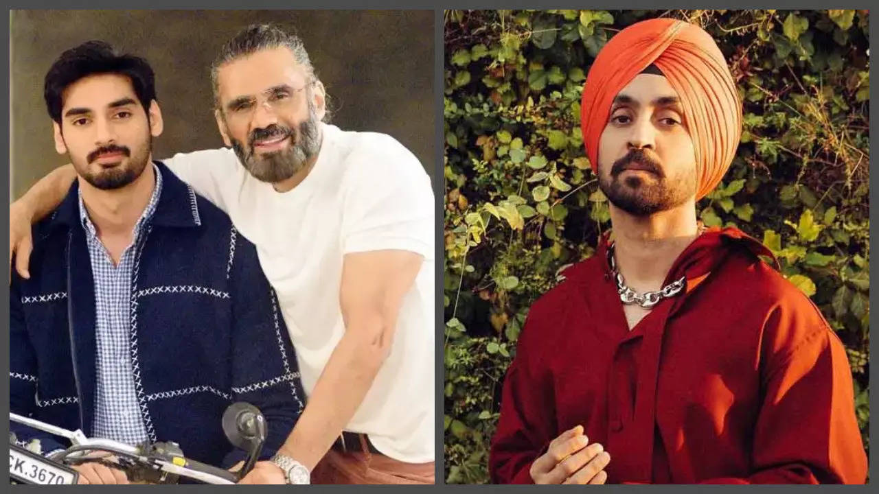 Suniel Shetty on Ahan working with Diljit in Border 2