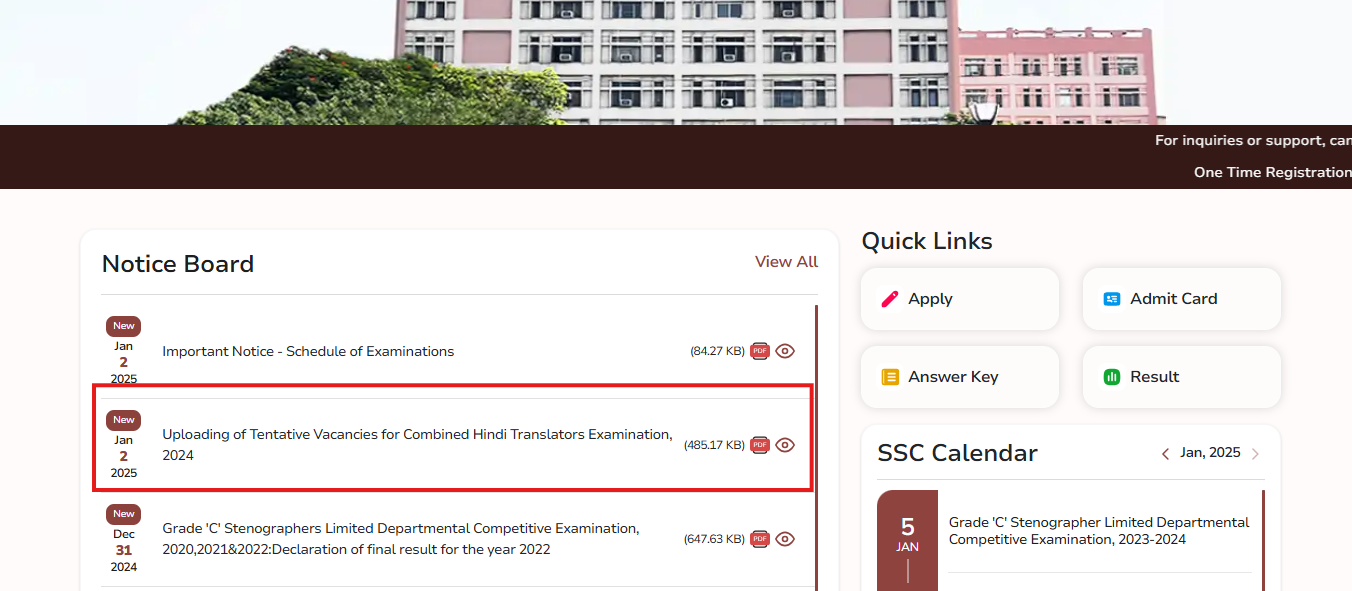 SSC Combined Hindi translator exam 2024: Vacancies released at ssc.gov.in, Check key details here