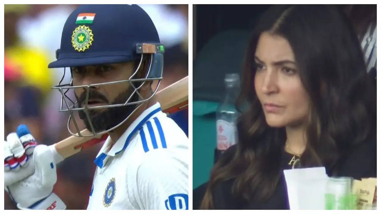 Anushka’s reaction goes VIRAL after Virat’s dismissal