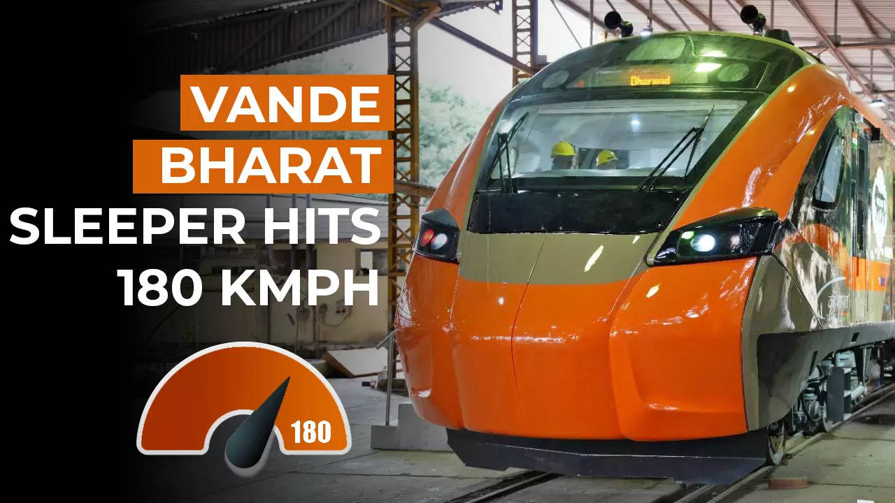 Vande Bharat sleeper hits 180 kmph during trials! Check viral video of new Indian Railways train better than Rajdhani Express