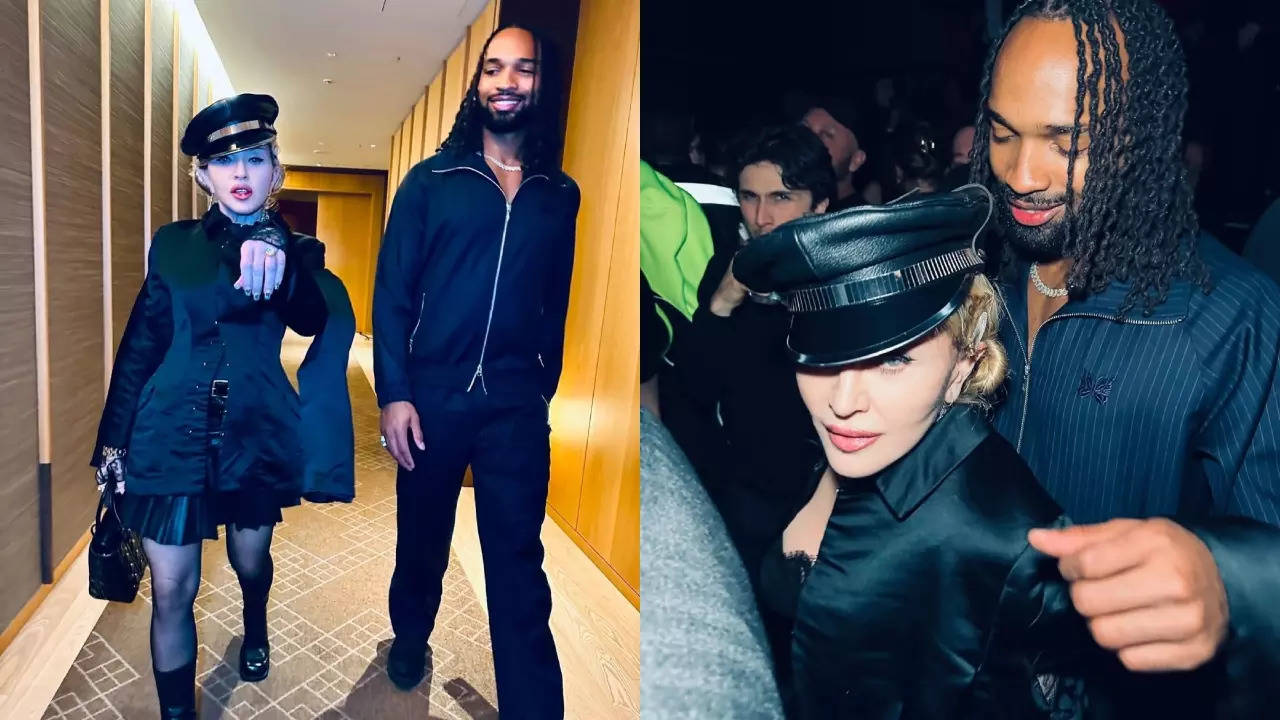 Madonna sparks engagement rumours with Akeem: PICS