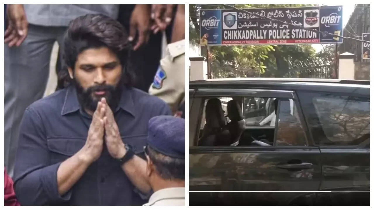 Allu Arjun appears before police