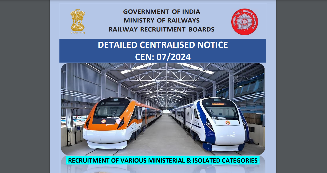 Indian railway recruitment 2025: Applications begin for 1036 RRB ministerial and isolated category posts, direct link to apply