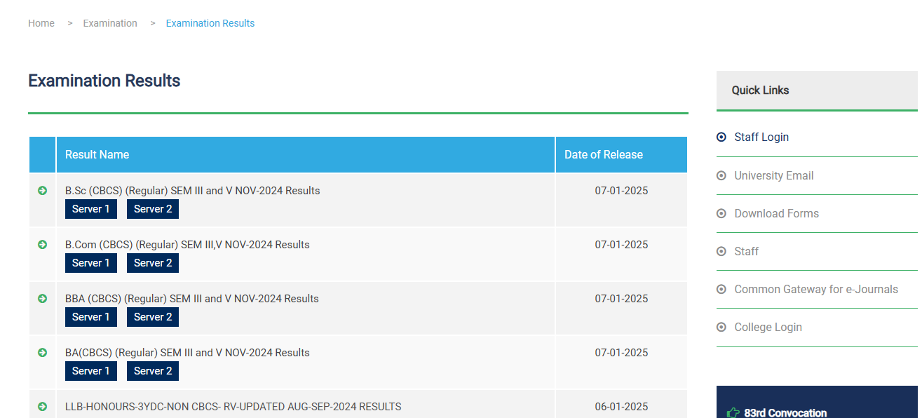 Osmania University result 2024: Direct link to download scorecards for B.Sc, B.Com, BA, and other courses