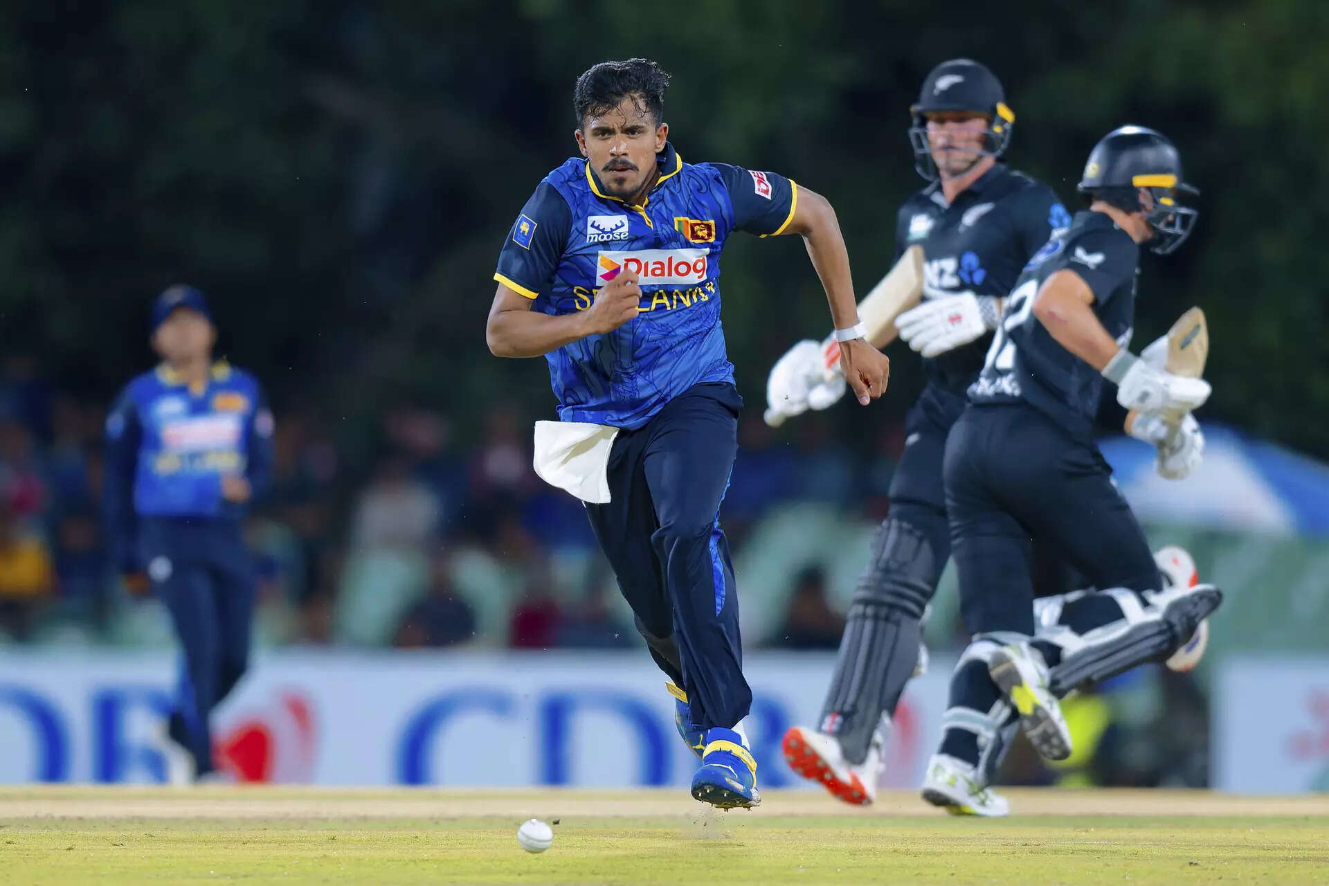 Maheesh Theekshana's hat-trick headlines rain-interrupted NZ-SL ODI