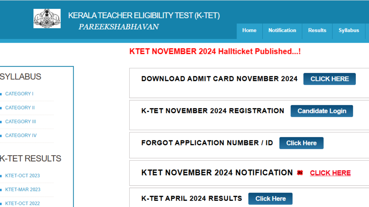 KTET 2024 admit card released, check direct link here