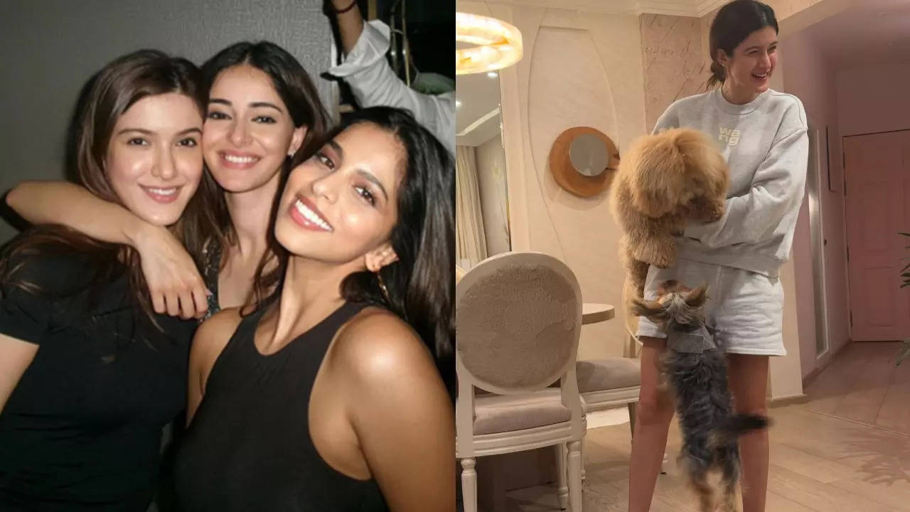 Shanaya, Ananya and Suhana’s pet dogs share special bond