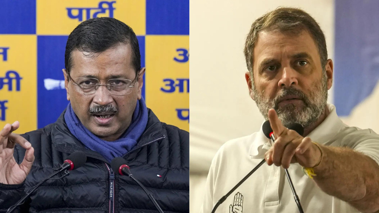 ‘He abused me a lot’: Kejriwal reacts as Rahul targets AAP chief