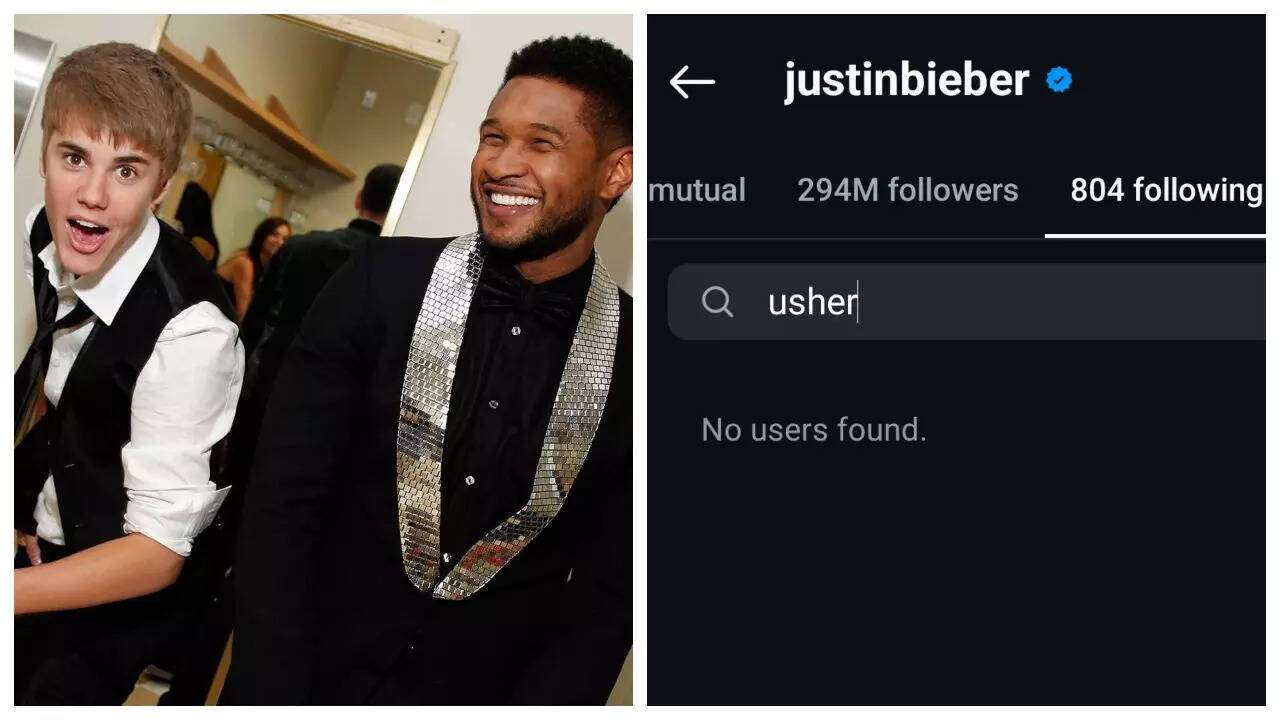 Justin unfollows former mentor Usher on Instagram