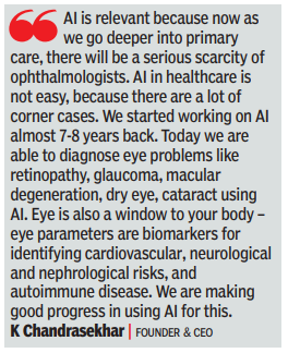 They look into your eyes to predict a variety of diseases