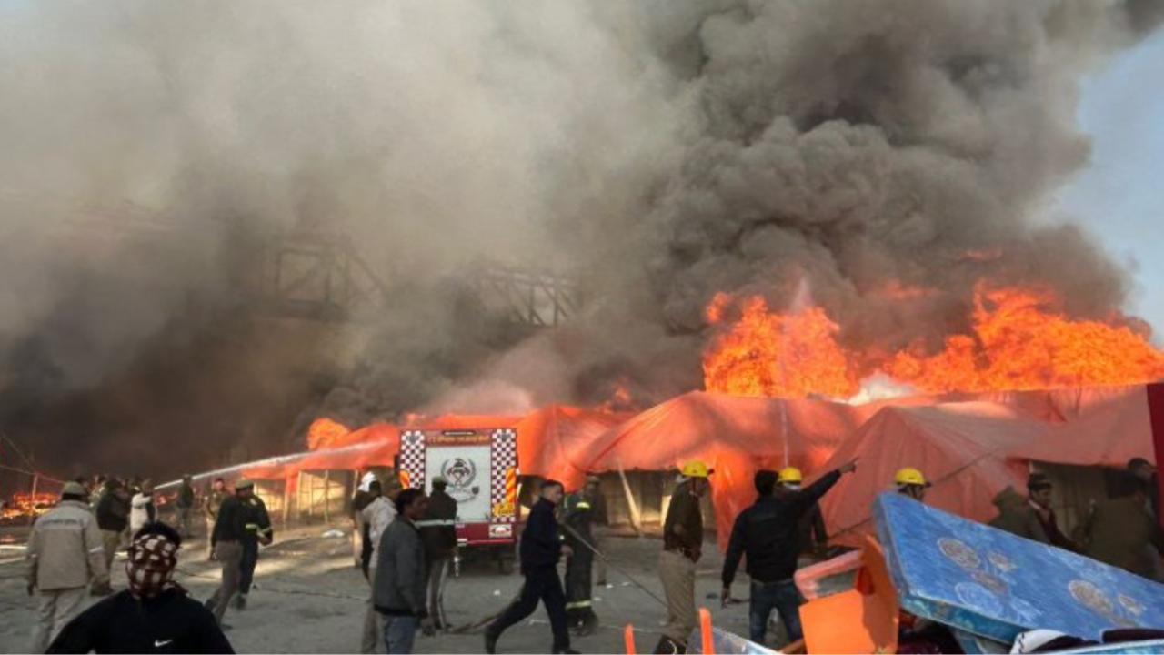 Maha Kumbh fire: At least 10 tents gutted, no casualties reported