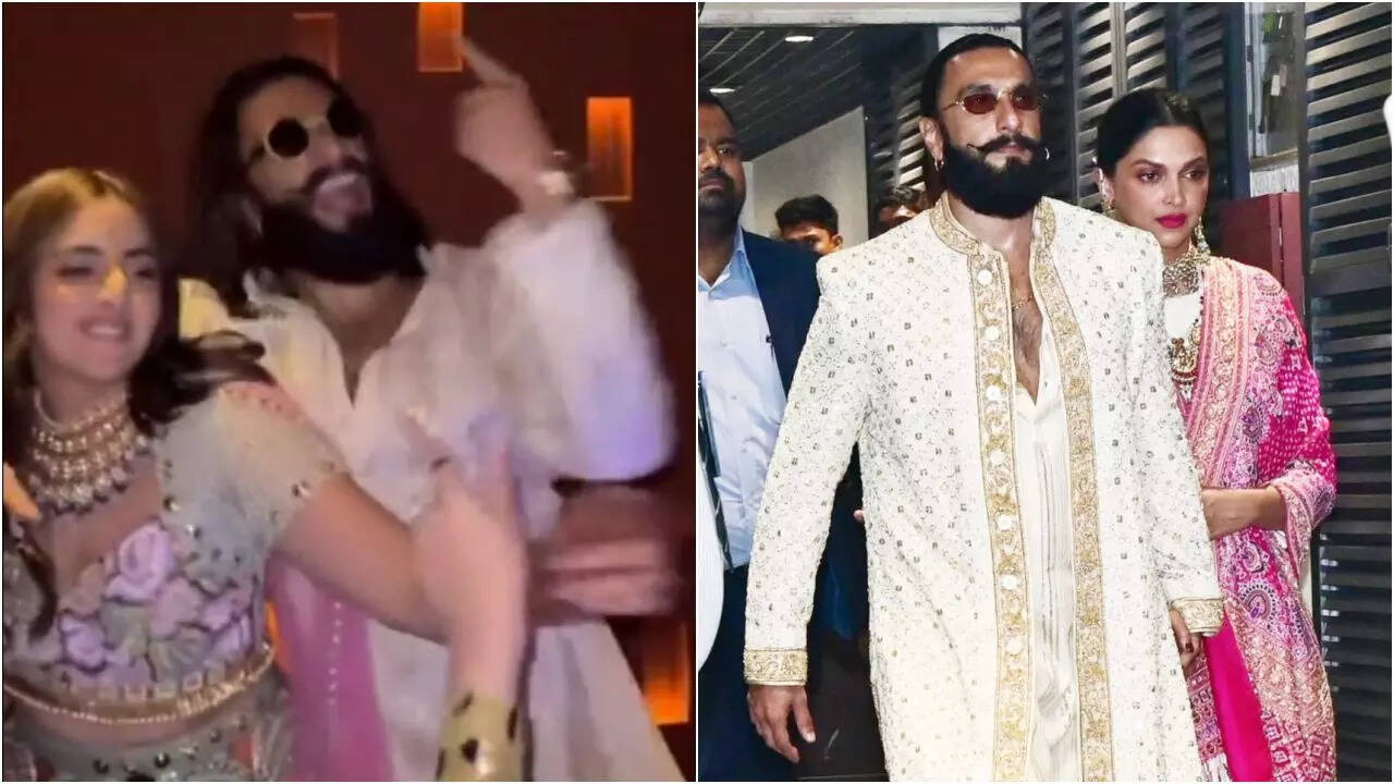 Ranveer dances to O Oh Jaane Jaana, Deepika cheers