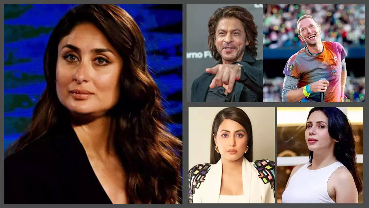Kareena, SRK-Chris Martin, Hina-Rozlyn: Top 5 news
