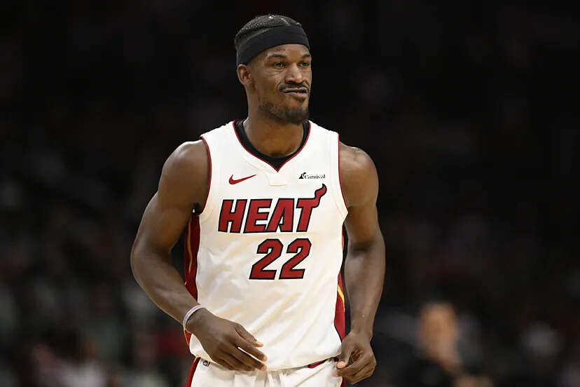 Jimmy Butler during an NBA game