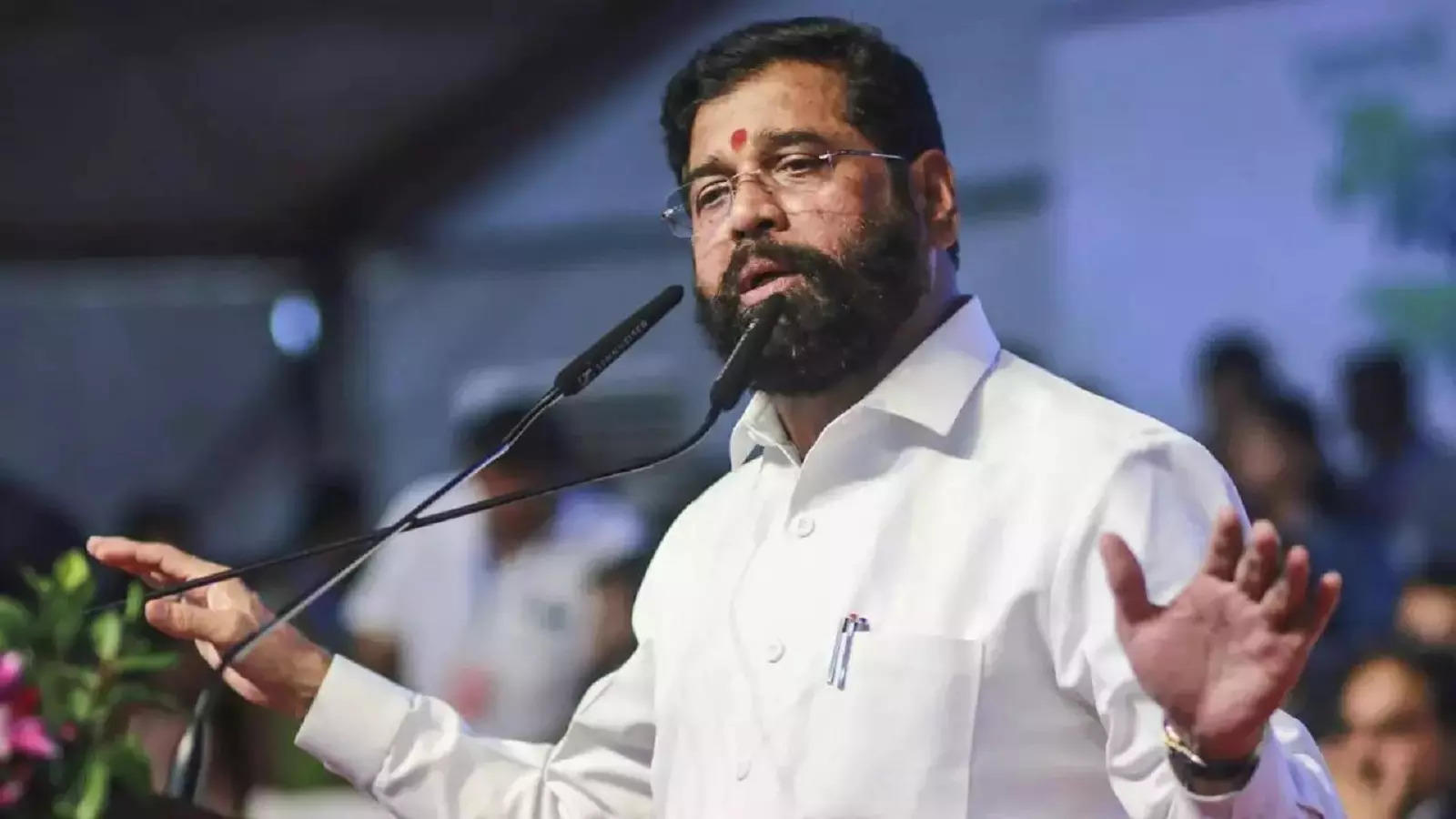 Eknath Shinde back in village amid reports of guardian mantri tiff