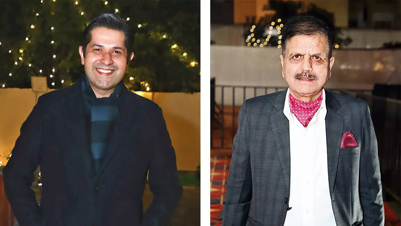 (L) Dhananjay (R) Dr NR Mahindroo