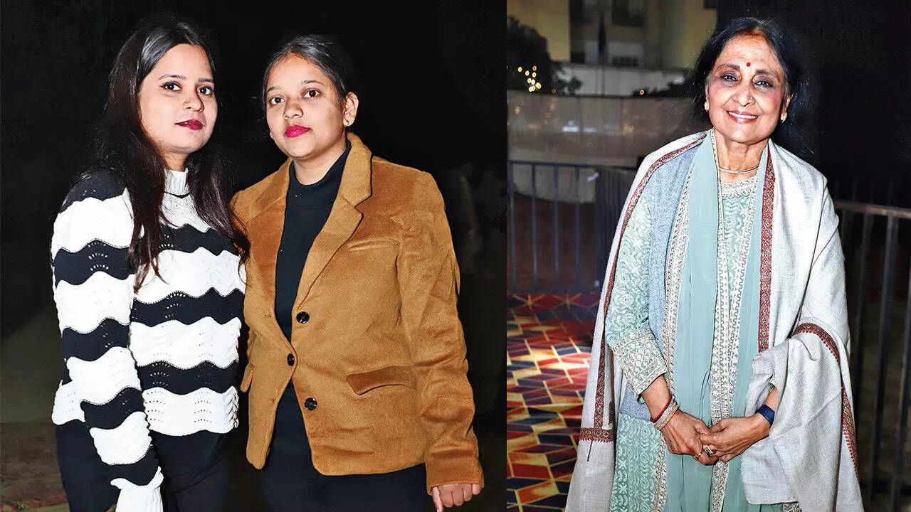 (L) Raghani and Supriya Yadav (R) Shally Awasthi