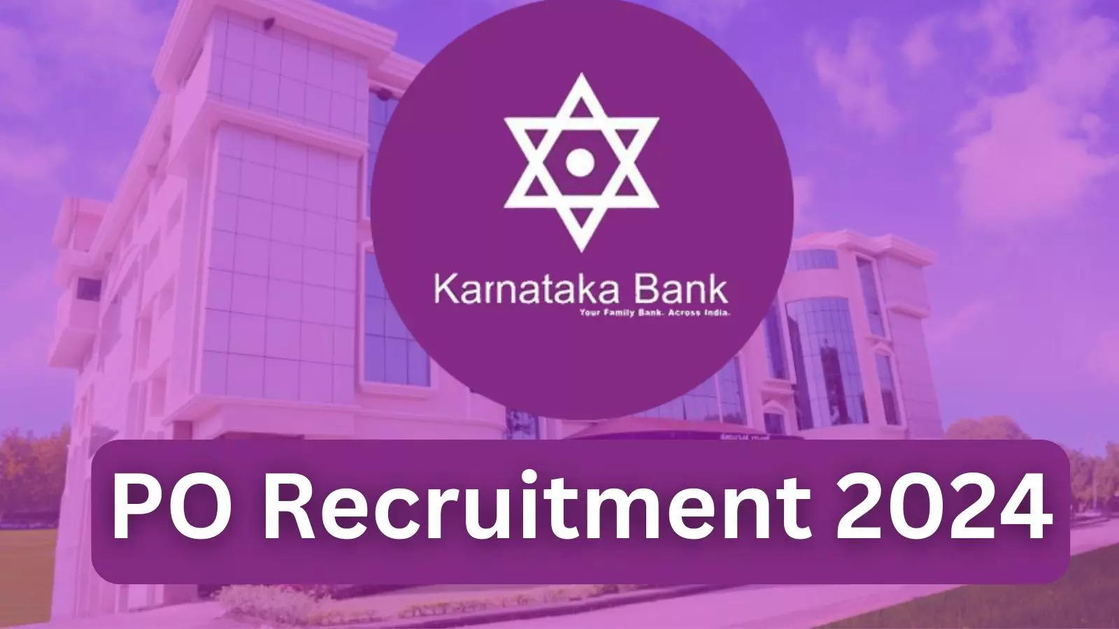 Karnataka Bank PO result 2024 declared: Direct link to check here