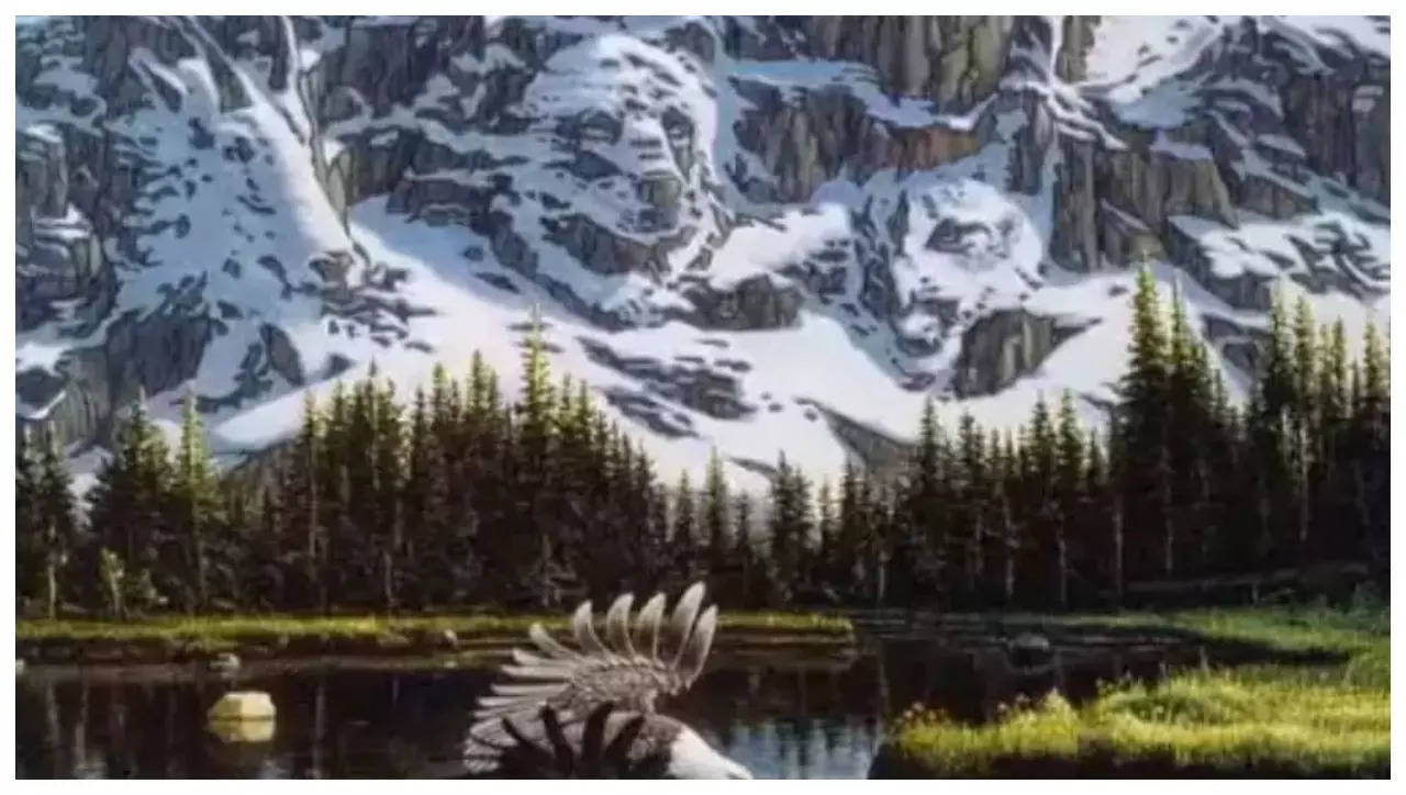 Optical illusion: Only those with sharp vision can spot the second eagle in this picture in 5 seconds